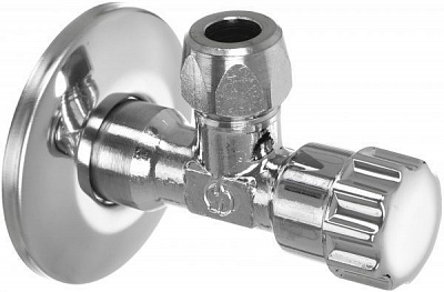 Кран General Fittings 1/2х3/8 (L=90)