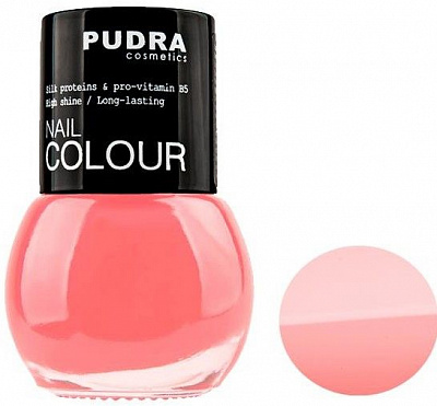 Лак для нігтів Pudra Cosmetics Nail Colour №26 рожевий 13 мл