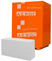 Газобетонный блок Aeroc 610x200x400 мм D-300 ГЛ 