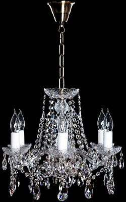 Люстра підвісна Crystal Life 5x40 Вт E14 стара бронза A1314LM-5AB