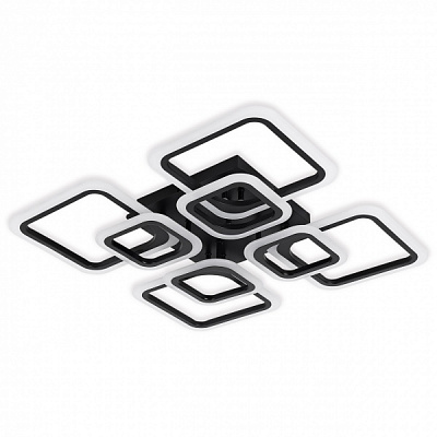 Світильник світлодіодний Hopfen Fenster з пультом ДК 120 Вт чорний 3000-6000 К FENSTER 120W BK