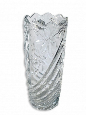 Ваза стеклянная YIWU Crystal Joan 24,5 см 