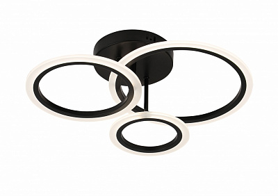 Люстра потолочная Sensio Nicca 38 Вт черный LS-2716B-38W