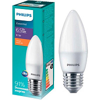 Лампа светодиодная Philips ESS 6.5 Вт B35 матовая E27 220 В 2700 К 