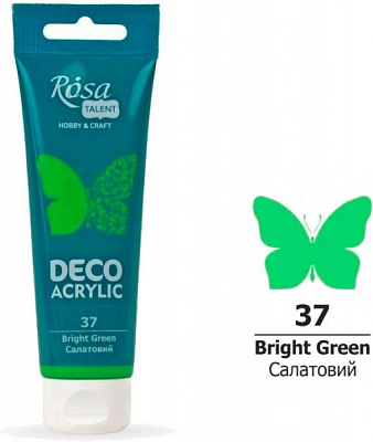 Акрил для декора cалатовый матовый 75 мл Rosa Talent