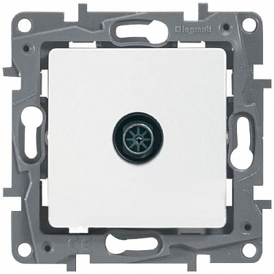 Розетка TV Legrand Etika зірка білий 672251