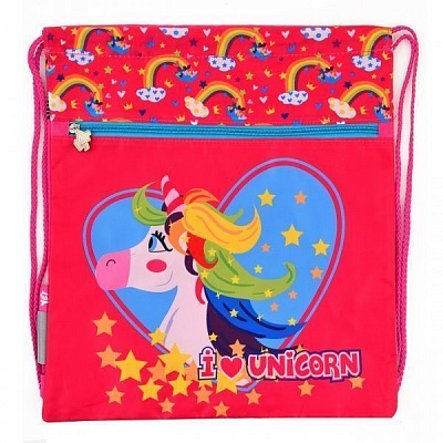 Сумка-мішок YES SB-10 Unicorn 40x35 см карамельне яблуко (555345)