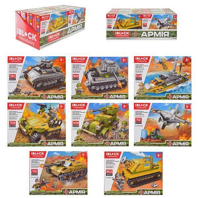Конструктор Iblock Армія 8 видів в асортименті PL-920-158