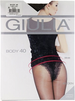 Колготки Giulia Body 40 den р. 2 кремовий