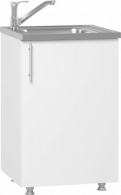 Тумба підлогова Грейд 50 см під умивальник Біла