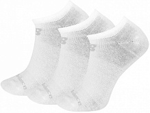 Шкарпетки New Balance PRF COTTON FLAT KNIT NO SHOW 3 PAIR LAS95123WT р.L білий