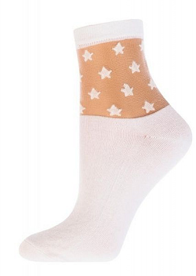 Носки женские Giulia WSM-006 р. 36-38 белый 