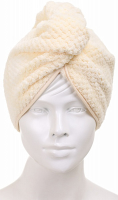 Чалма Solid 25x65 см айвори Luna 