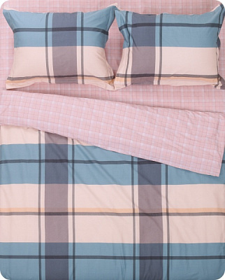 Комплект постельного белья Джейн 1,5 персиковый Homeline 