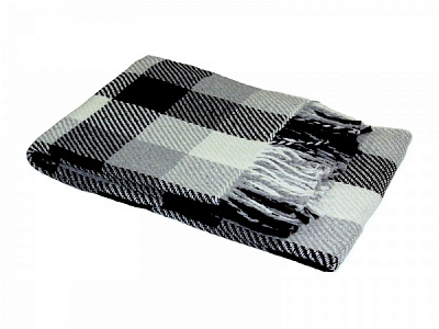 Плед Флора 180x200 см серый Lanavitta