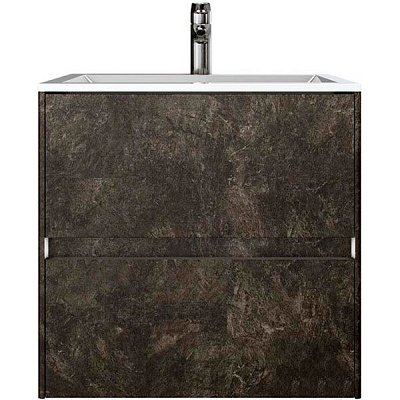 Тумба подвесная Water House Preference N2 60 МДФ сланец темный под умыв.Амальфи 60