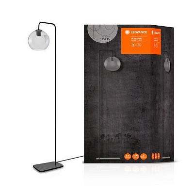 Торшер Ledvance Globe Floor E27 60 Вт димчастий