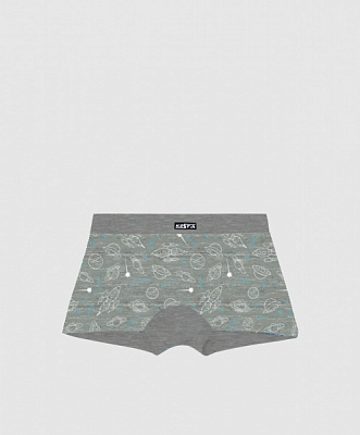 Трусики-боксери для хлопчиків KOSTA р.122–128 сірий меланж 2461-10