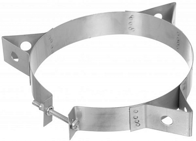 Скоба кріплення 3 вуха під трос 0,5 мм нерж Ф150 мм LIRA-LTD