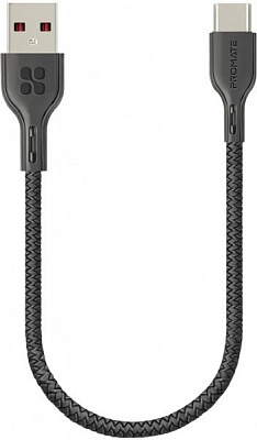 Кабель Promate USB Type-C – USB 0,25 м чорний (powerbeam-25c.black)