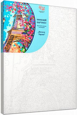 Картина по номерам Весна в Париже Rosa Start 