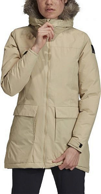 Куртка-парка Adidas W XPLORIC Parka GE7790 р.XL бежевый