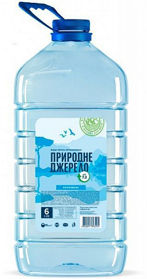 Вода мінеральна Природне джерело негазована 6 л