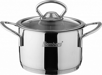 Кастрюля с крышкой Mini 0,9 л Flamberg