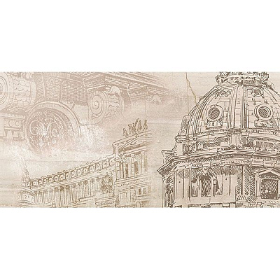 Декор Golden Tile Savoy Coliseum №3 401331 300x600 мм бежевий