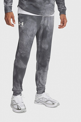 Брюки Under Armour Rival Terry AOP Jogger Q1 1390143-025 р. L серый