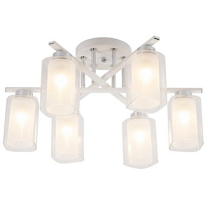 Люстра Victoria Lighting Nill/PL6 white 6x60 Вт E27 білий