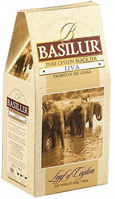 Чай чорний Basilur Лист Цейлону Ува 100 г