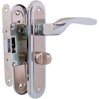 Ручка на планці RDA Arona 258 матовий нікель/хром