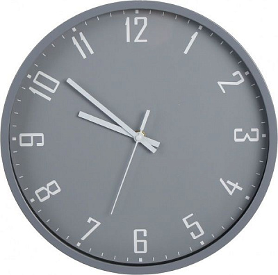 Часы настенные Watch 30.5 см серый