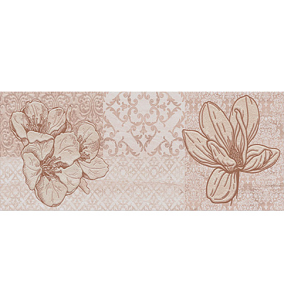 Декор Opoczno Marble Room Inserto Квіти 200х600 мм