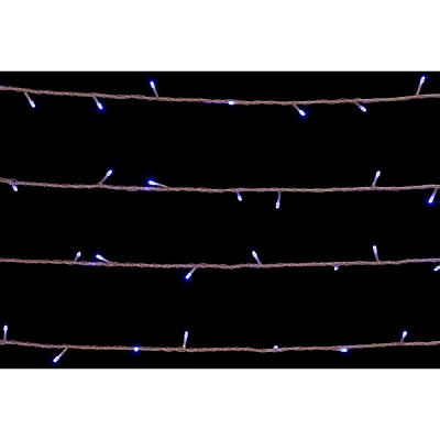Гирлянда линейная LED 300 ламп 30 м голубая