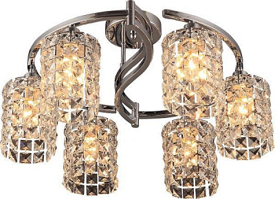 Люстра потолочная Altalusse 6x40 Вт E14 хром INL-1130C-06 