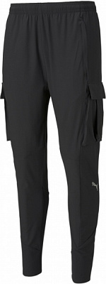 Штани Puma RUN WOVEN CARGO PANT 52086401 р. S чорний