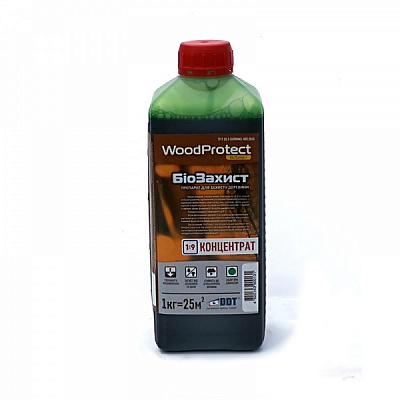 Біозахист DDT WoodProtect концентрат зелений 1 л