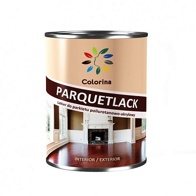 Лак паркетний PARQUETLACK COLORINA глянець прозорий 0,75 л