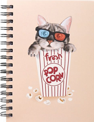 Блокнот Сучасні коти у кіно 10,5x14,5 см