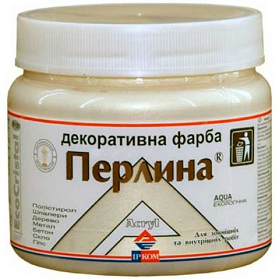 Фарба декоративна акрилова Ircom Decor перлина 0,4 л