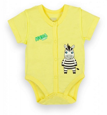Боді для хлопчика GABBI ВD-21-2-1/1 р.62 жовтий