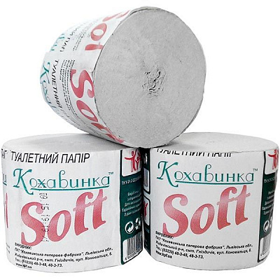 Бумага туалетная Кохавинка Soft 1 шт