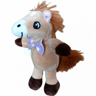 Сувенір текстильний Leo Arts & Crafts коник з бантиком в асортименті (LEO24-1026A-F/10CM) 10 см