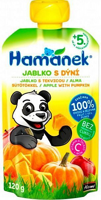 Пюре Hame Яблуко з гарбузом 120 г 8595139790509