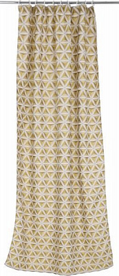Штора Жаккард Геометрия 145х275 см желтая La Nuit