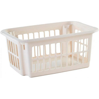 Кошик пластиковий Алеана 122058 165x256x388 мм біла троянда