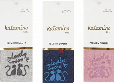 Колготки для дівчаток KATAMINO K32205р.93-105 джинс