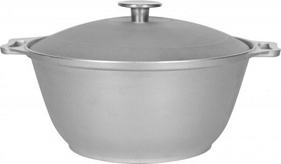 Кастрюля с крышкой алюминиевая 4,5 л К0451 Biol